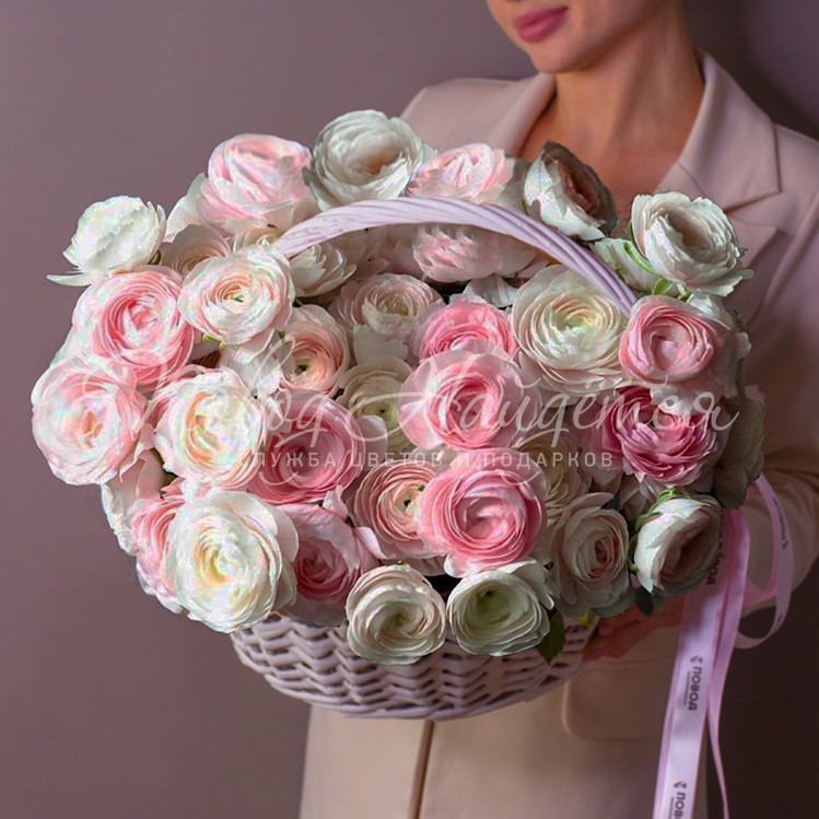 Букеты с РАНУНКУЛЮСАМИ Хрустальная мечта