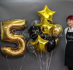 Облако шаров "5 лет"