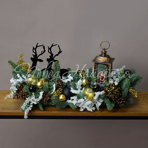 Новый год Снежное мерцание