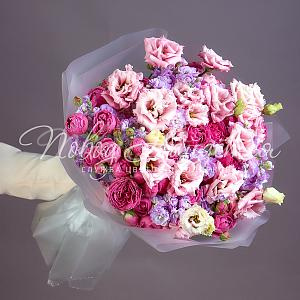 Букет с ЭУСТОМОЙ Питерский вечер