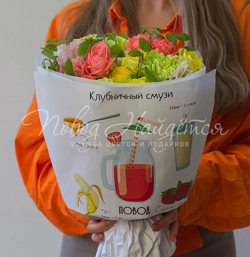 Клубничный смузи