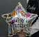 Happy Bithday (звезды разноцветные)