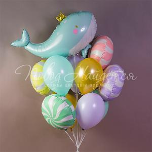 Обычные шары, облака из шаров Облако шаров "Королева моря"