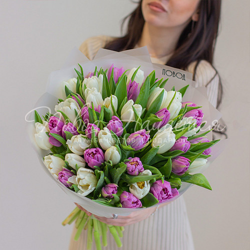 Моно Тюльпаны Весенняя капель