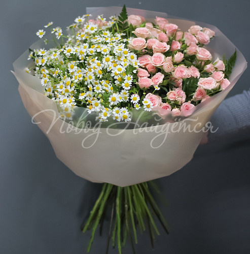 Букеты с РОМАШКОЙ Волшебный день