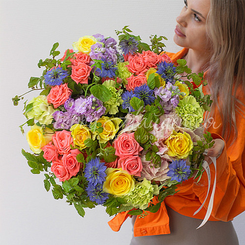 Дизайнерские букеты Июльский вечер