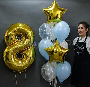 Шары Облако шаров" Взрослый мальчик"