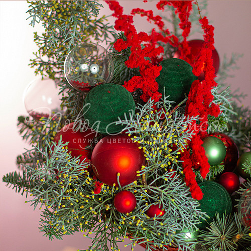 Новый год Красная бахрома