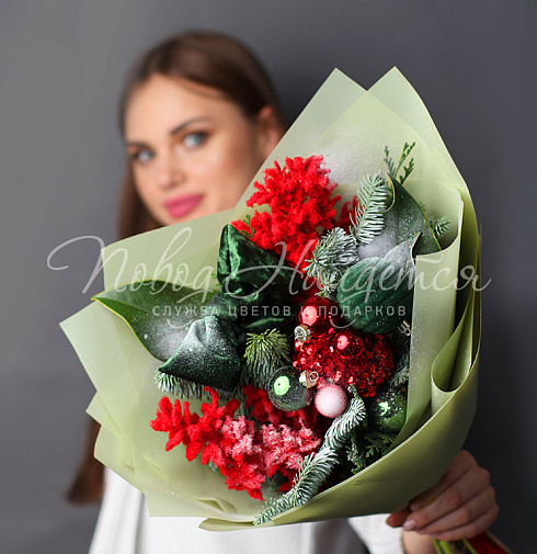 Снегири на ветке