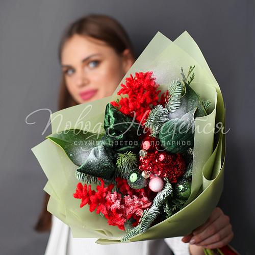 Снегири на ветке