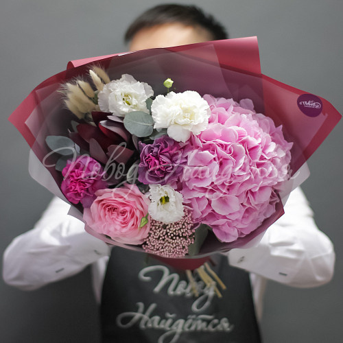 Букеты с ГОРТЕНЗИЯМИ Первый звонок