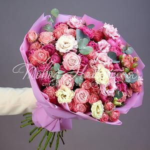 Пионовидные розы Прекрасное рядом