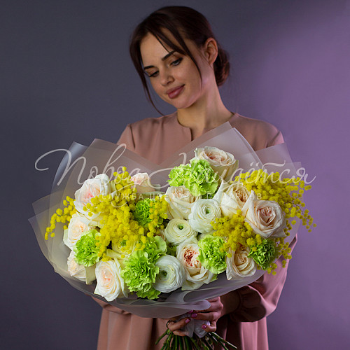 Букеты с РАНУНКУЛЮСАМИ Джози