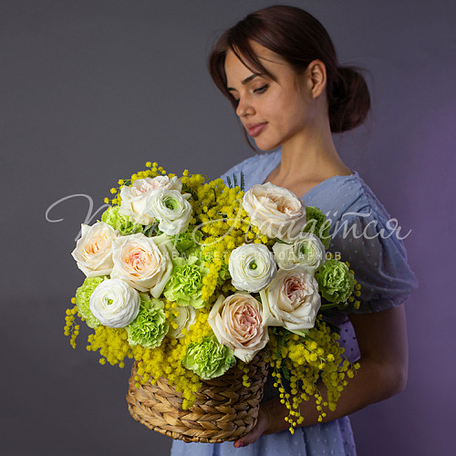 Букеты с РАНУНКУЛЮСАМИ Великолепная весна